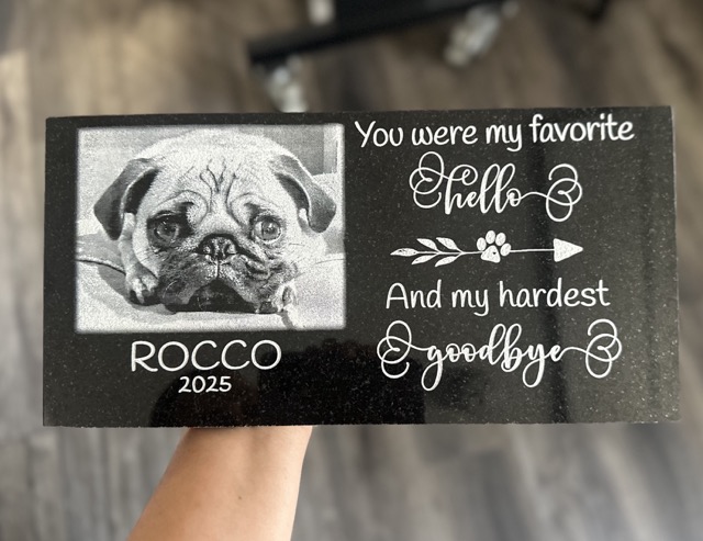 Etched in Light and Love: Photo‑Realistic Pet Memorials with Laser Precision 🐾🖤